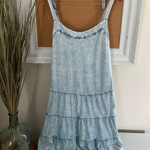 Boho jean dress